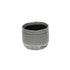 Gray Ceramic 19 Ounce Two Toned Round Distressed Pot Planter