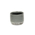 Gray Ceramic 19 Ounce Two Toned Round Distressed Pot Planter