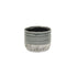 Gray Ceramic 36 Ounce Two Toned Round Distressed Pot Planter