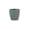 Blue Ceramic 22 Ounce Striped Round Distressed Pot Planter