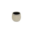 Beige And Gray Ceramic 12 Ounce Dotted Round Distressed Pot Planter