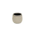 Beige And Gray Ceramic 12 Ounce Dotted Round Distressed Pot Planter