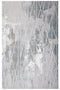 8' X 11' Blue Abstract Stain Resistant Area Rug