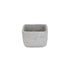 Gray Cement 6 Ounce Crackle Square Distressed Pot Planter