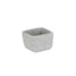 Gray Cement 6 Ounce Crackle Square Distressed Pot Planter