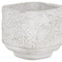 Gray Cement 106 Ounce Crackle Square Distressed Pot Planter