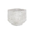 Gray Cement 106 Ounce Crackle Square Distressed Pot Planter