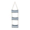 Silver Galvanized Metal Three Tier Hanging Planter