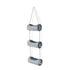 Silver Galvanized Metal Three Tier Hanging Planter