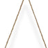 Silver Galvanized Metal Three Tier Hanging Planter