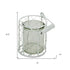 5" White Metal Tabletop Lantern Candle Holder