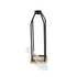12" Black Clear And Natural Metal Glass And Wood Posy Test Tube Table Vase