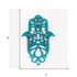 Turquoise Solid Wood Geometric Shapes Wall Decor