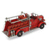 7" Red Metal Truck Hand Painted Figurine Sculpture