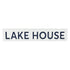 5" X 24" White Lake House Metal Wall Decor