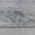 5' X 8' Blue And Gray Abstract Area Rug