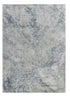 5' X 8' Blue And Gray Abstract Area Rug