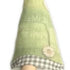 30" Green and White Fabric Christmas Standing Gnome Tabletop Sculpture