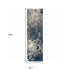 8' X 11' Blue And Gray Abstract Shag Area Rug