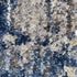 8' X 11' Blue And Gray Abstract Shag Area Rug