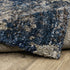 8' X 11' Blue And Gray Abstract Shag Area Rug
