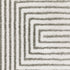 8' X 11' Gray And White Geometric Distressed Area Rug