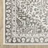 8' X 11' Gray And White Oriental Distressed Area Rug