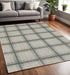 8' X 11' Gray Geometric Power Loom Area Rug