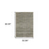 8' X 11' Teal Blue Geometric Power Loom Area Rug