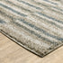 8' X 11' Teal Blue Geometric Power Loom Area Rug