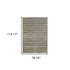 8' X 11' Teal Blue Geometric Power Loom Area Rug