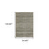 8' X 11' Teal Blue Geometric Power Loom Area Rug