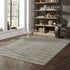 8' X 11' Teal Blue Geometric Power Loom Area Rug