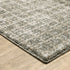 8' X 11' Gray Geometric Power Loom Area Rug