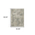 8' X 11' Gray Oriental Power Loom Area Rug