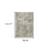 8' X 11' Gray Oriental Power Loom Area Rug