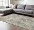 8' X 11' Gray Oriental Power Loom Area Rug