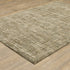 8' X 11' Beige Brown Tan And Blue Green Abstract Power Loom Stain Resistant Area Rug