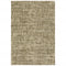 8' X 11' Beige Brown Tan And Blue Green Abstract Power Loom Stain Resistant Area Rug