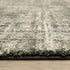 8' X 11' Charcoal Grey Beige And Tan Abstract Power Loom Stain Resistant Area Rug