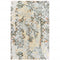 8' X 11' Gray And Gold Abstract Distressed Area Rug