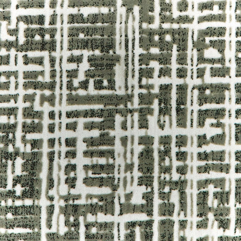 8' X 11' Gray And Ivory Abstract Area Rug