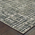 8' X 11' Gray And Ivory Abstract Area Rug