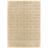 8' X 11' Gold And Ivory Geometric Area Rug