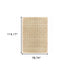 8' X 11' Gold And Ivory Geometric Area Rug