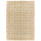 8' X 11' Gold And Ivory Geometric Area Rug