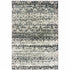 8' X 11' Gray And Ivory Geometric Distressed Area Rug