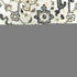 8' X 11' Ivory And Navy Blue Oriental Area Rug