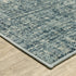 7' X 9' Blue And Beige Abstract Area Rug