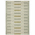 8' X 10' Beige Grey Gold And Green Geometric Power Loom Stain Resistant Area Rug